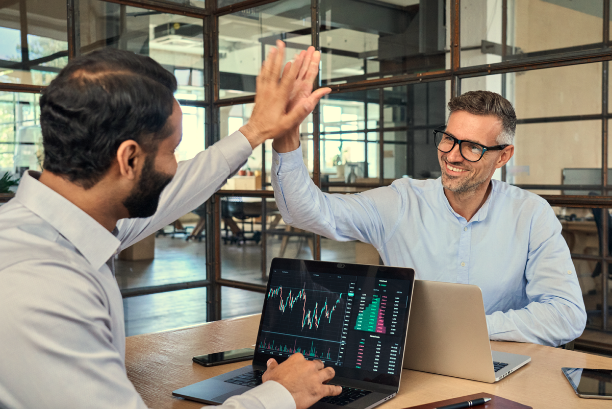 Erfolge an der Börse feiern